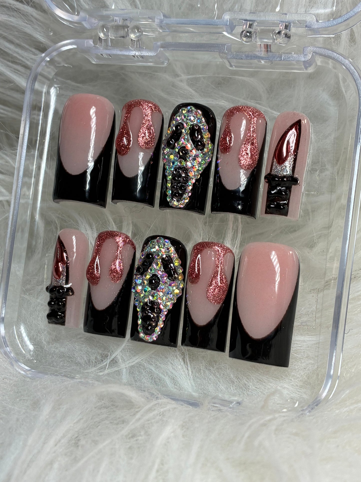 **Limited time** spooky character nails