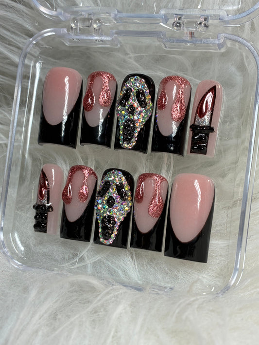 **Limited time** spooky character nails