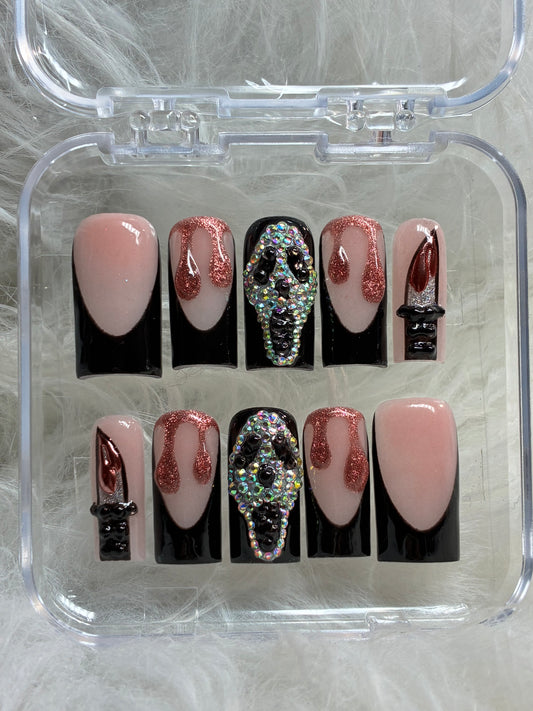 **Limited time** spooky character nails