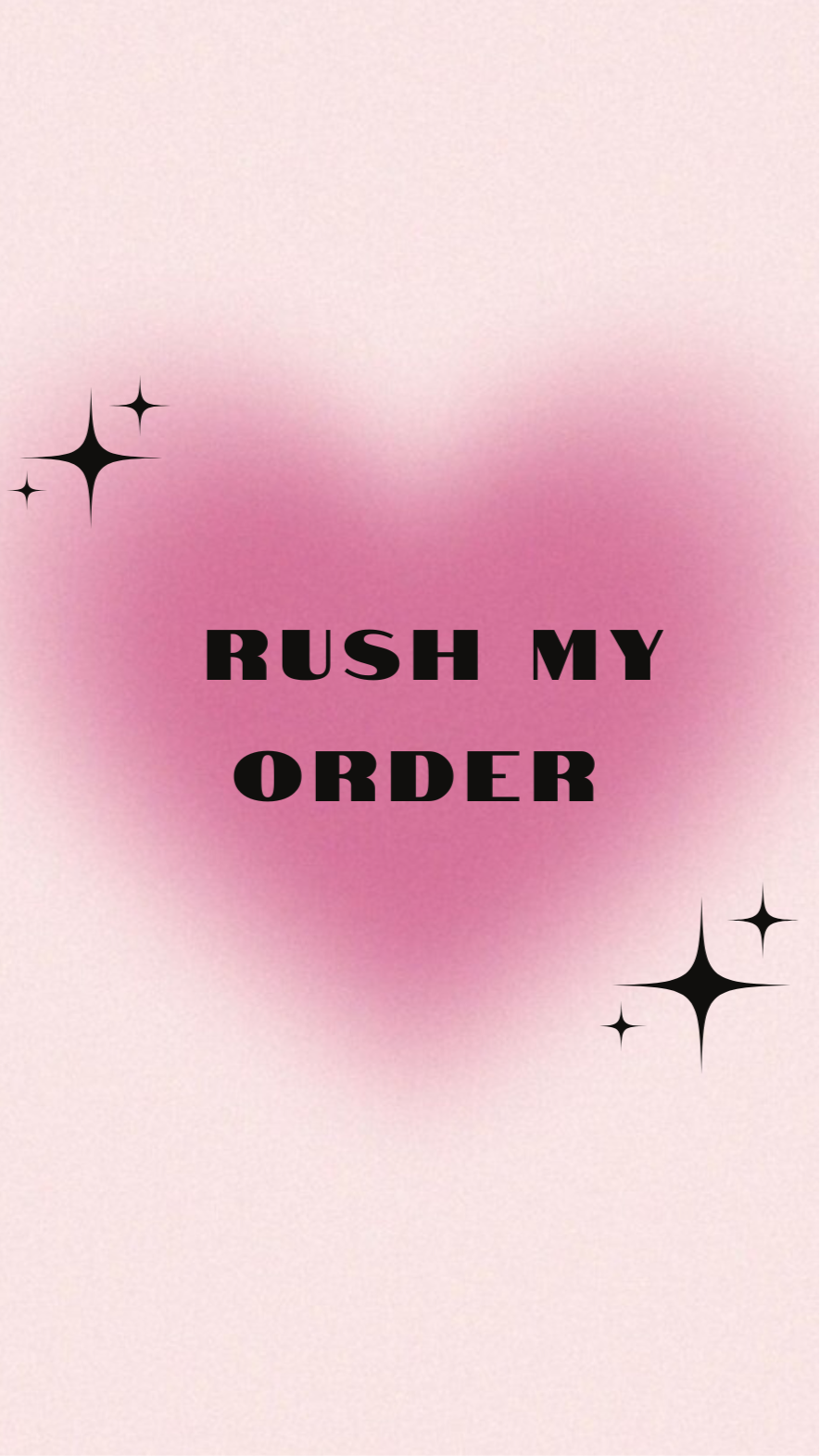 Rush my order