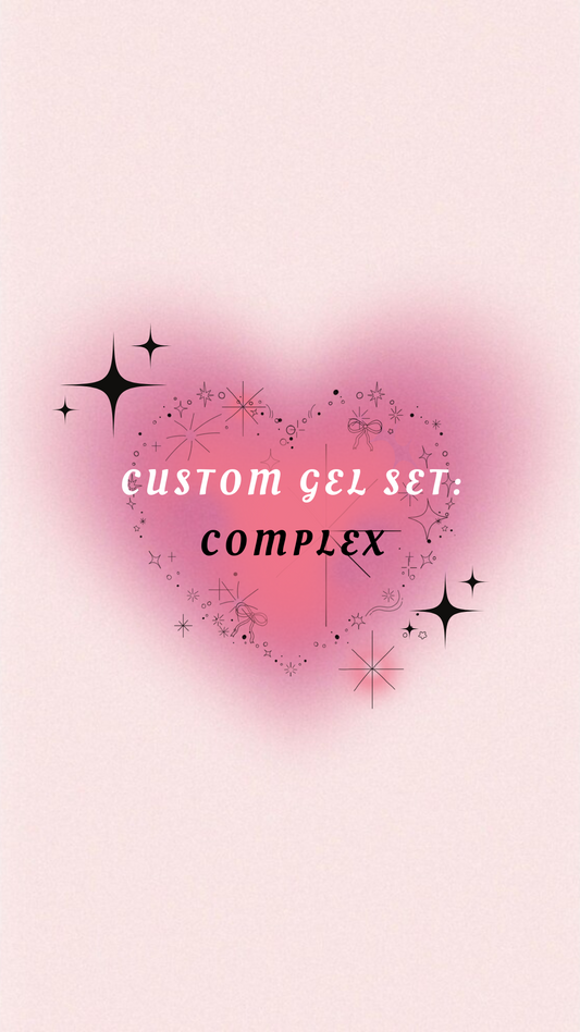 Custom Gel press ons | complex